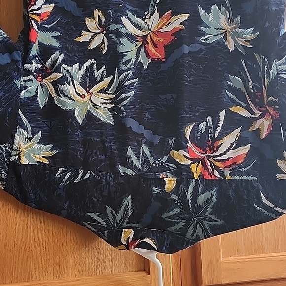 MBX Premium Goods Men's Tropical Floral Short Sleeve Button-Down Shirt S… - Picture 5 of 5